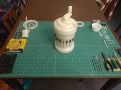 Completed Curta on my workspace Completed Curta on my workspace