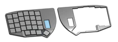My second design; a split wireless keyboard My second design; a split wireless keyboard